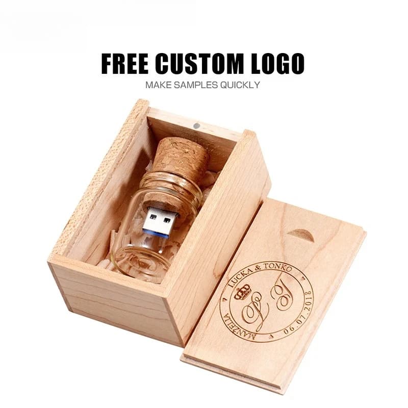Chiavetta USB 3.0 a Forma di Bottiglia, Memoria Flash USB 3.0 con Logo Personalizzabile Gratuito, Dispositivo di Archiviazione Pendrive 128GB 64GB 32GB 16GB 8GB