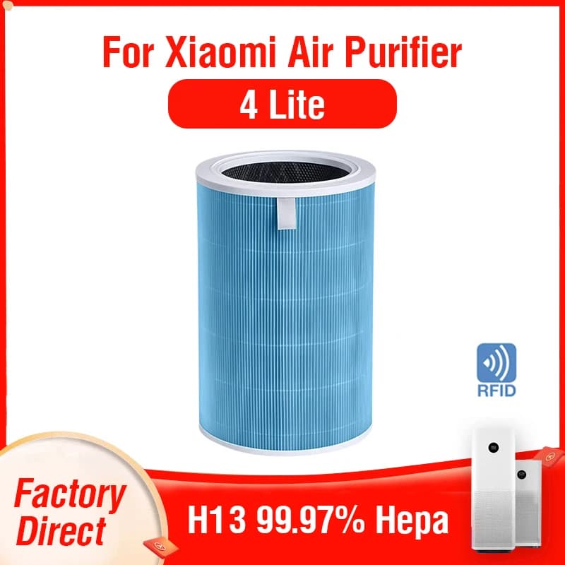 Filtro Hepa PM2.5 4 Lite con Carbone Attivo per Purificatore d'Aria 4 Lite H13