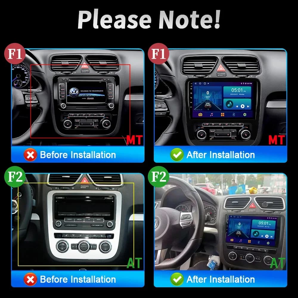 9" Car Radio For VW Volkswagen Scirocco 2008-2013 Android 16 Wireless BT Carplay Multimedia Navigation Touch 2K QLED Screen