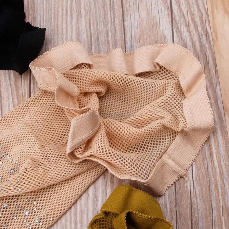 Calze a pesca con collant collant che coprono il gambe a maglie cavi