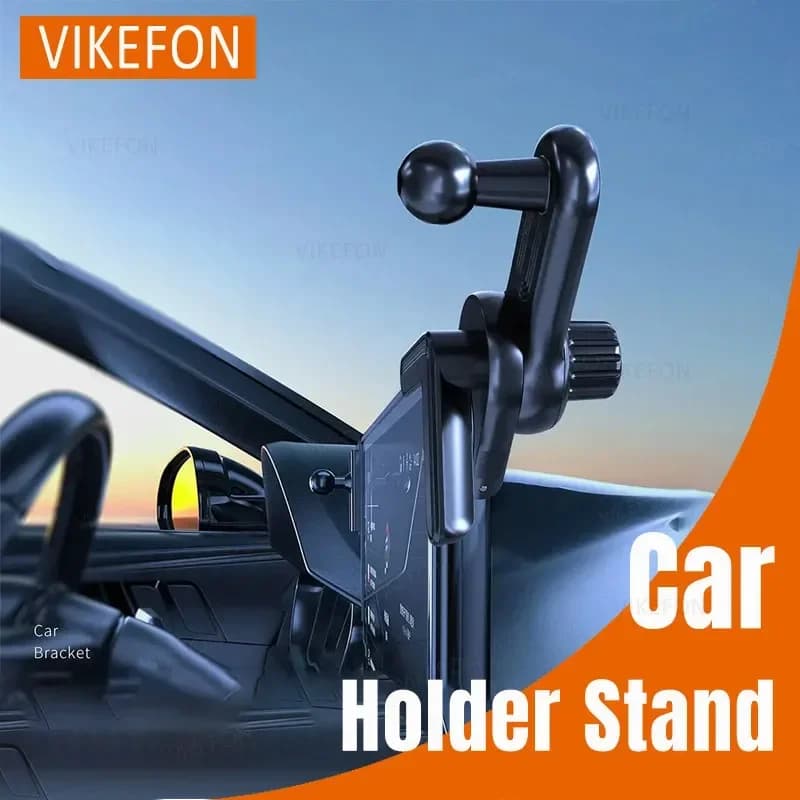 Supporto per telefono con schermo galleggiante montato su auto Testa a sfera Supporto per schermo di visualizzazione universale da 17 mm Base adesiva per staffa GPS per modello 3/Y/S