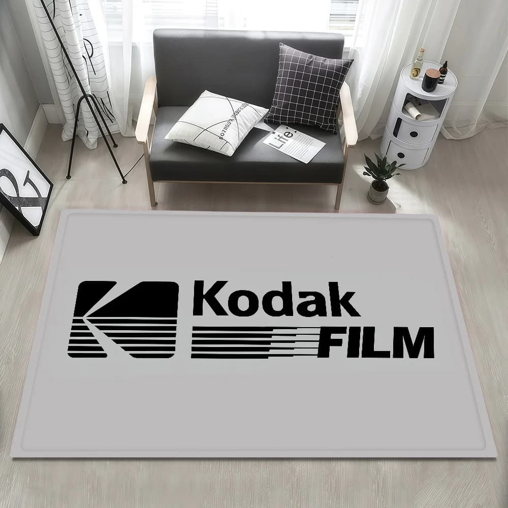 Tappeto d'ingresso K-Kodak con motivo a macchina fotografica, per camera da letto, bagno, corridoio, soggiorno, balcone, tappeto decorativo alla moda.