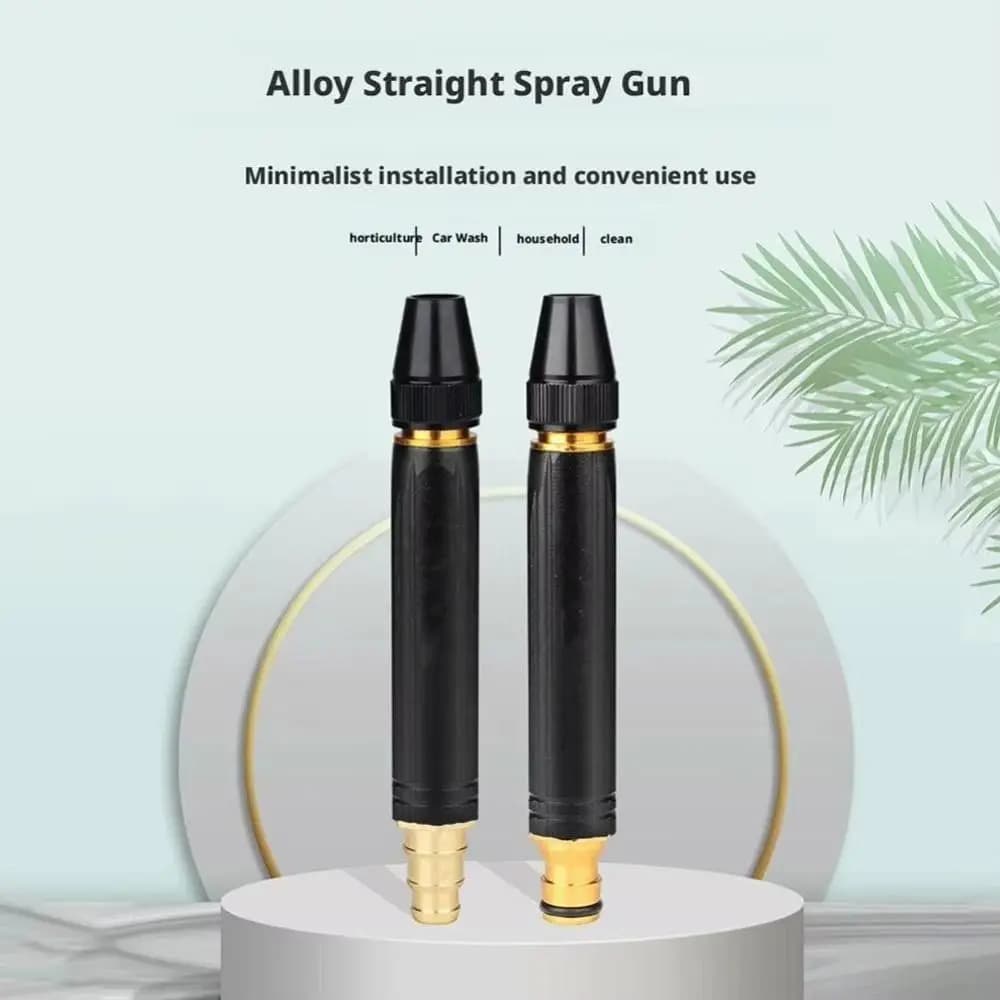 Ugello per autolavaggio portatile Ugello a spruzzo diretto regolabile Ugello a spruzzo diretto Tubo per irrigazione da giardino leggero ad alta pressione Uso domestico