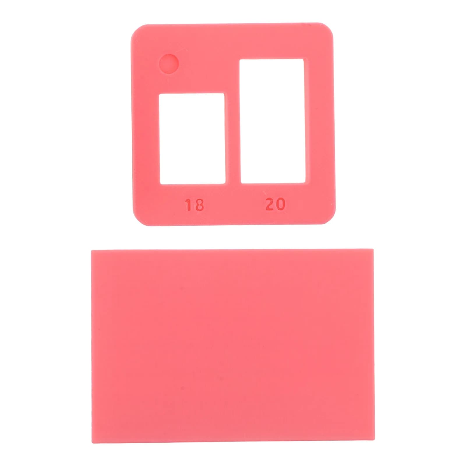 Set di 1 Strumento per Modellare Perline in Argilla Polimerica, Rosso, per Creazione di Perline Rotonde di Precisione, Diametro 18mm 20mm, Accessori per Modellazione Gioielli Fai-da-Te