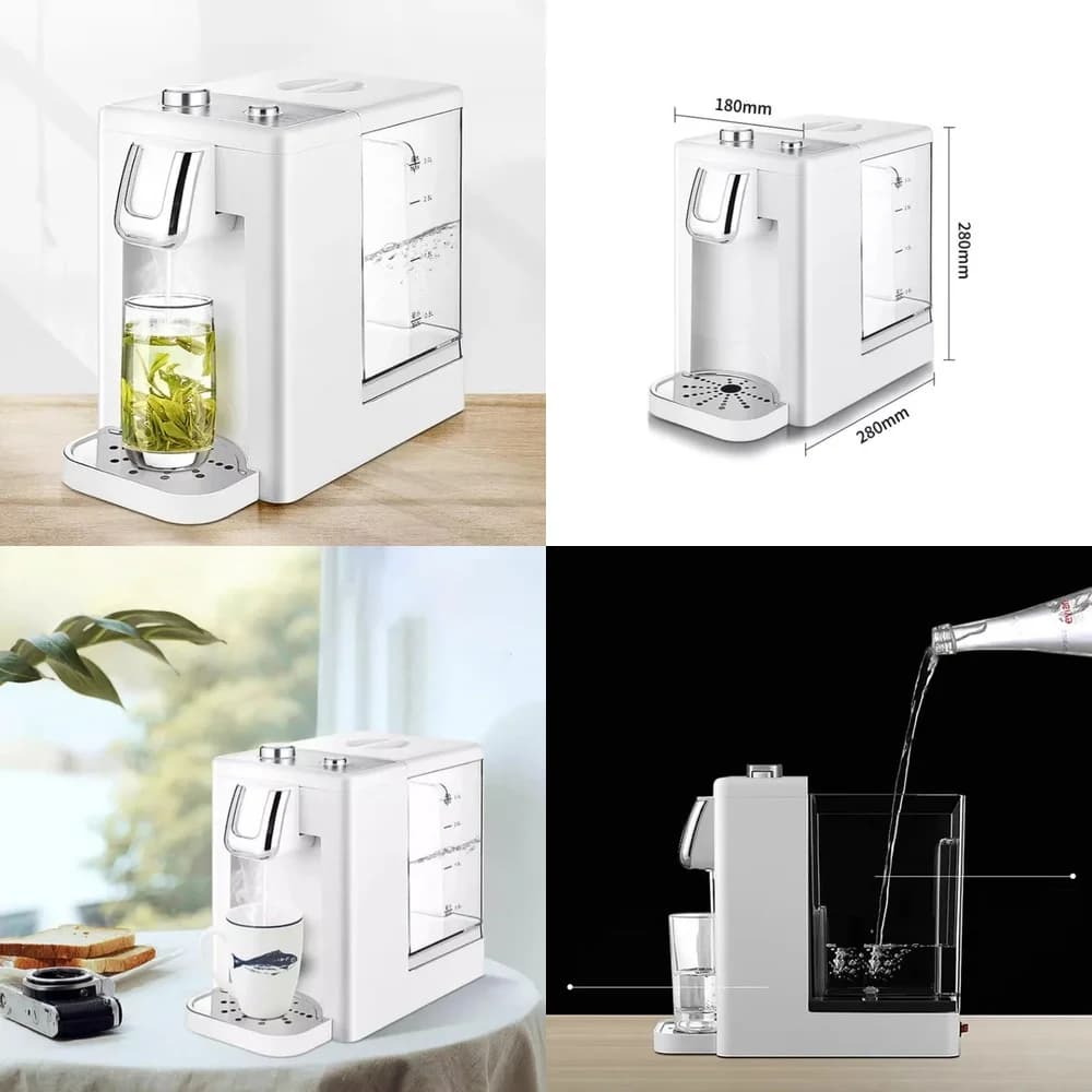 2200W Electric Kettle for Hot Water, Mini Water Heater for Bar, Coffee Shops, Offices and Home Use