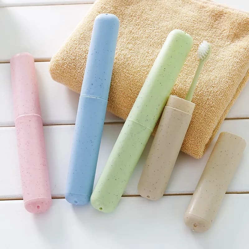 1pc portable travel toothbrush protector box cover travel toothbrush storage box bathroom accessories LXYJSN01
