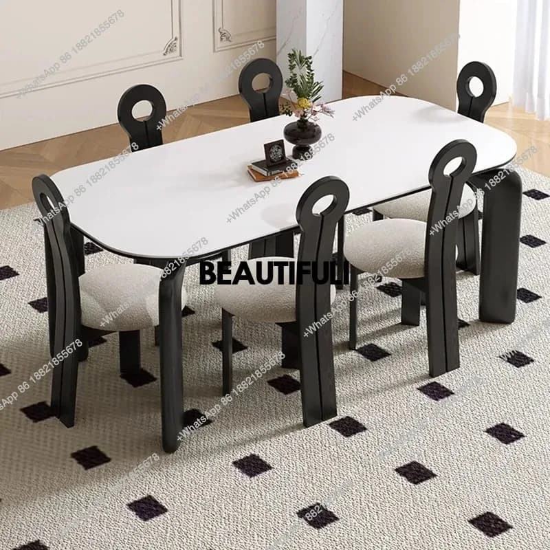 Tavoli da Pranzo Quadrati E182 in Legno Bianco con Gambe Alte, Economici, Salvaspazio, di Lusso, Moderni, in Legno, per Arredamento Casa