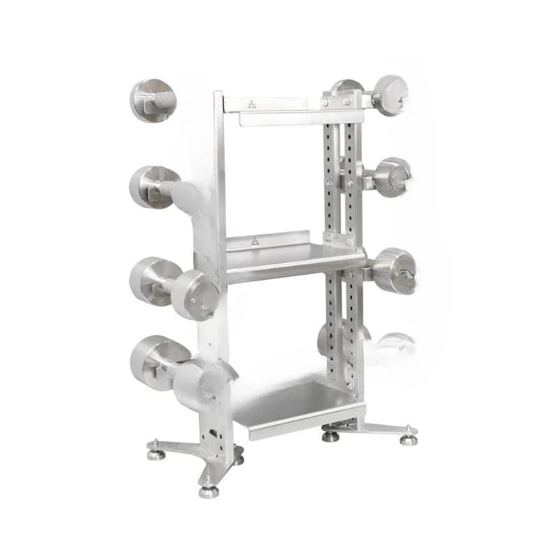 304 stainless steel dumbbell rack, dumbbell kettlebell holder storage rack