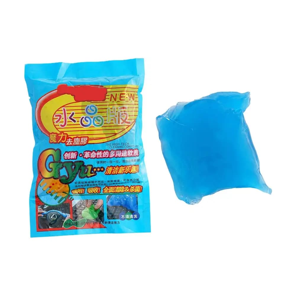 Car Cleaning Gel Reusable Keyboard Cleaner Vent Cleaner Slime Dust Dirt Removal Car Gel Mud Putty Kit USB For Laptop Cleans