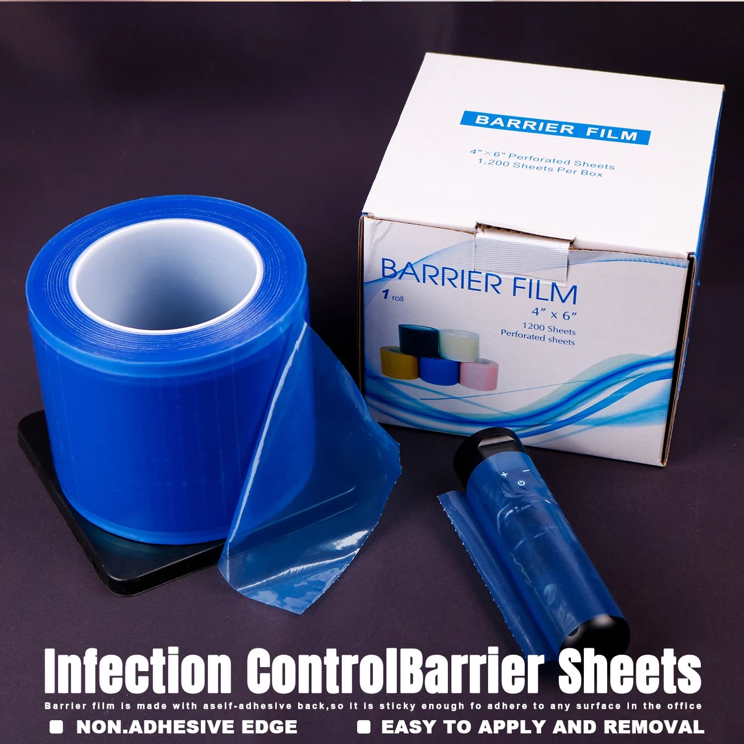 1200 pz Anti-fouling Barriera Per Tatuaggi Pellicola Usa E Getta Proteggi Plastica Adesivo Barriera Adesivo Accessori Per Tatuaggi Forniture