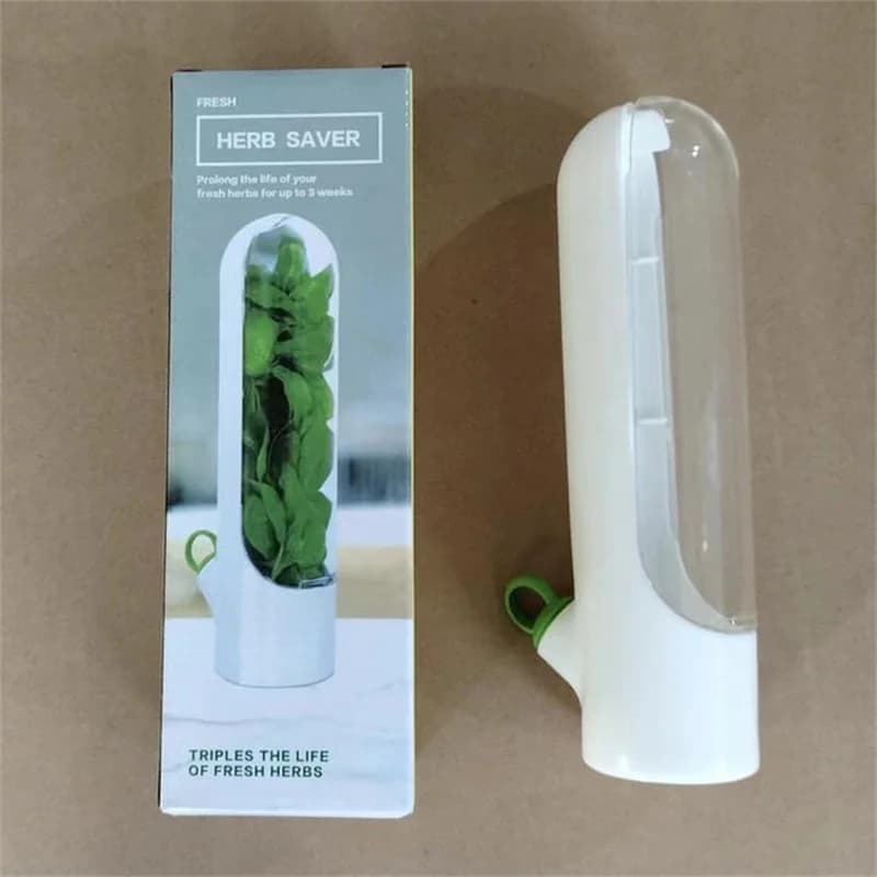 Contenitore per la conservazione di erbe aromatiche 1/2/3 pezzi, salvafreschezza per erbe, vaniglia, verdure, bottiglia per la conservazione della freschezza per frigorifero e cucina