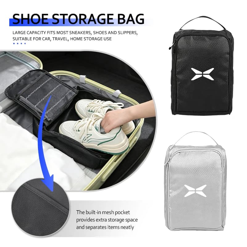 For Xiaopeng Car Emblem Sneaker Storage Bag Auto Organizer Interior Accessories P5 P7 G9 G3i 670N 670E 480E 480N 562E