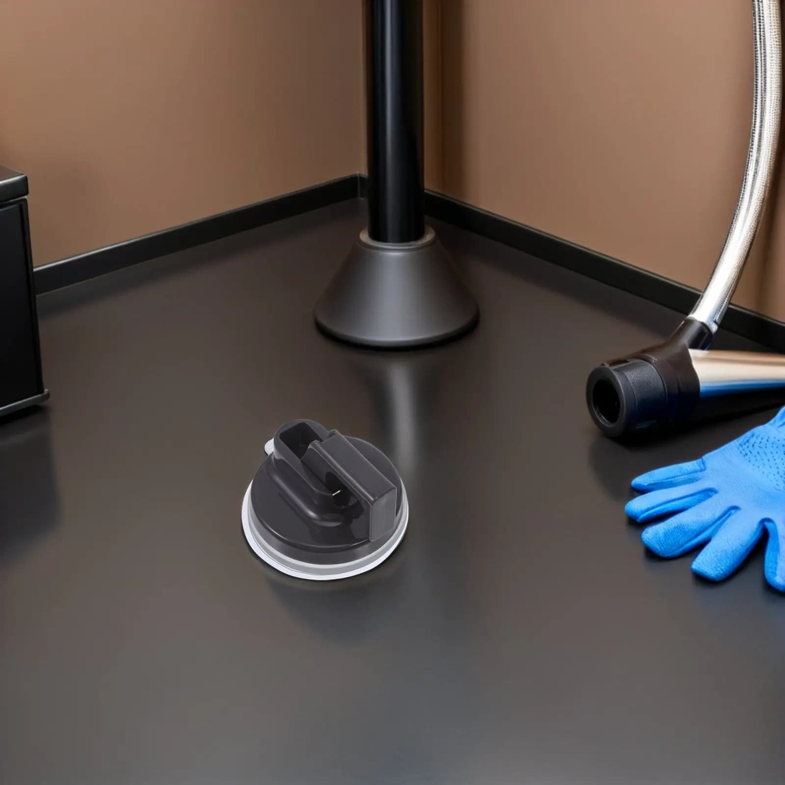 4 Pezzi Ganci a Ventosa da Parete per Bagno, Robusti, Rimovibili, Senza Foratura, Porta Asciugamani Doccia, Appendiabiti in Plastica Impermeabile