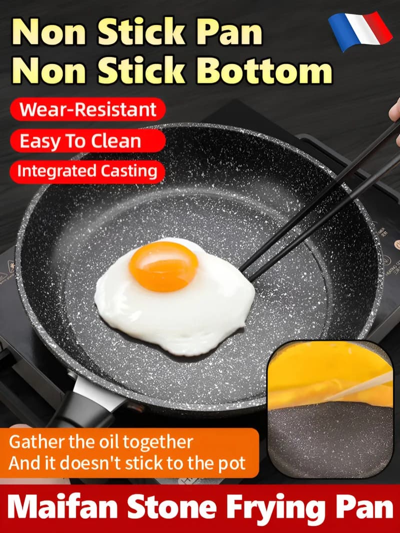 Multifunctional Wheat Stone Pot Frying Pan Household