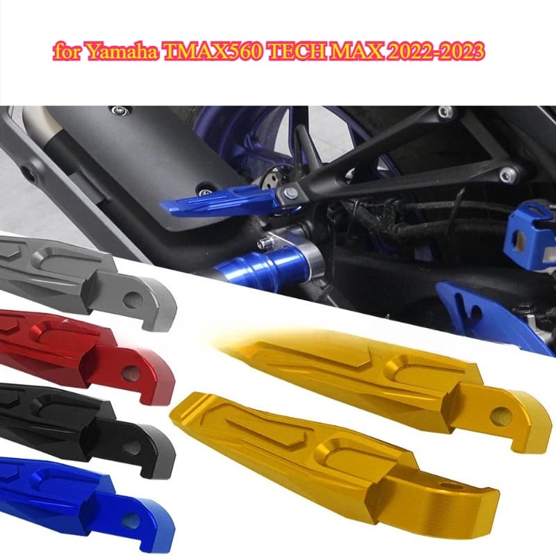 Accessori moto pedale piccolo passeggero adatti per Yamaha TMAX560 TECH MAX 2022-2023 pedale posteriore modificato