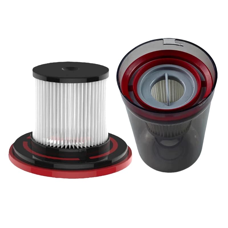 Secchio per aspirapolvere o filtro Hepa per TOMONI BW116 BW119 Parti per aspirapolvere Scatola per polvere Filtro Hepa di ricambio