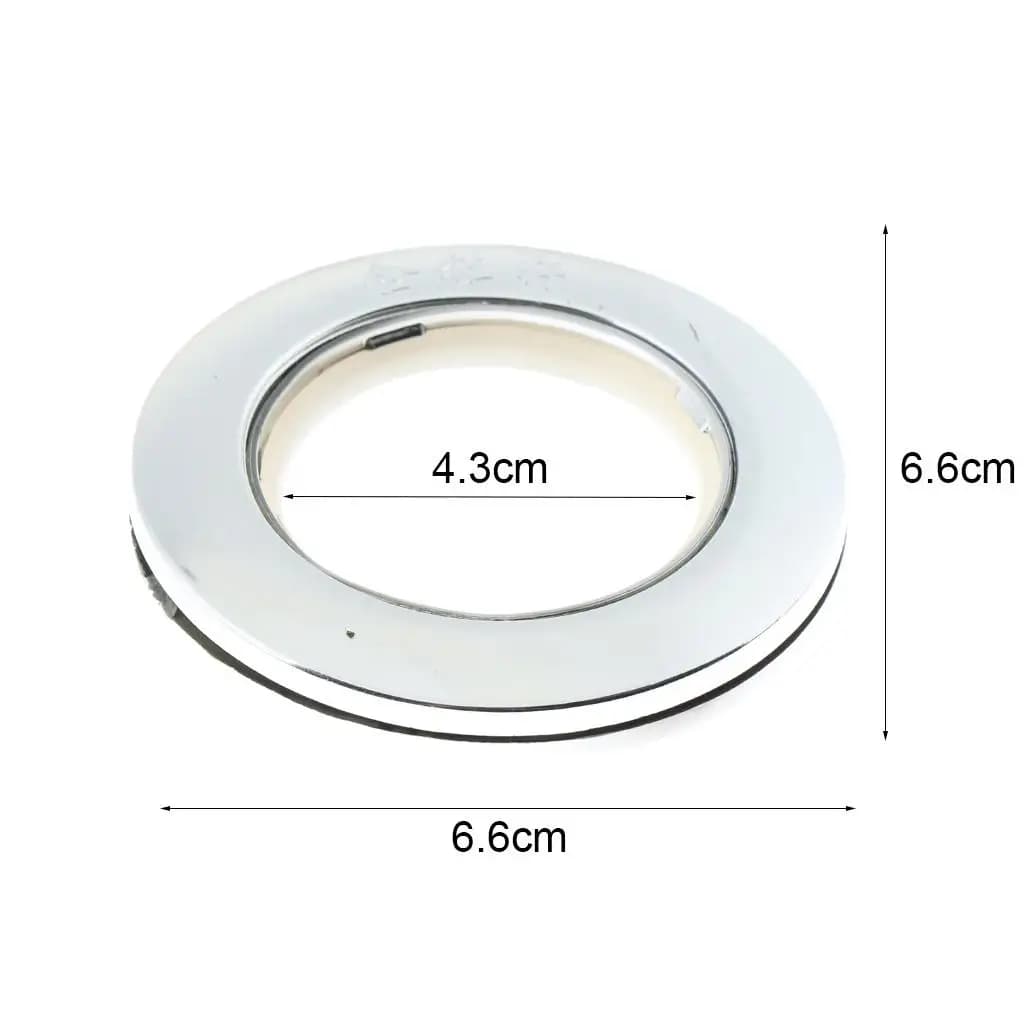 Plastic Eyelet Rings for Curtain Rods Strong Double Side Window Drapery Accessory for Living Room Decor