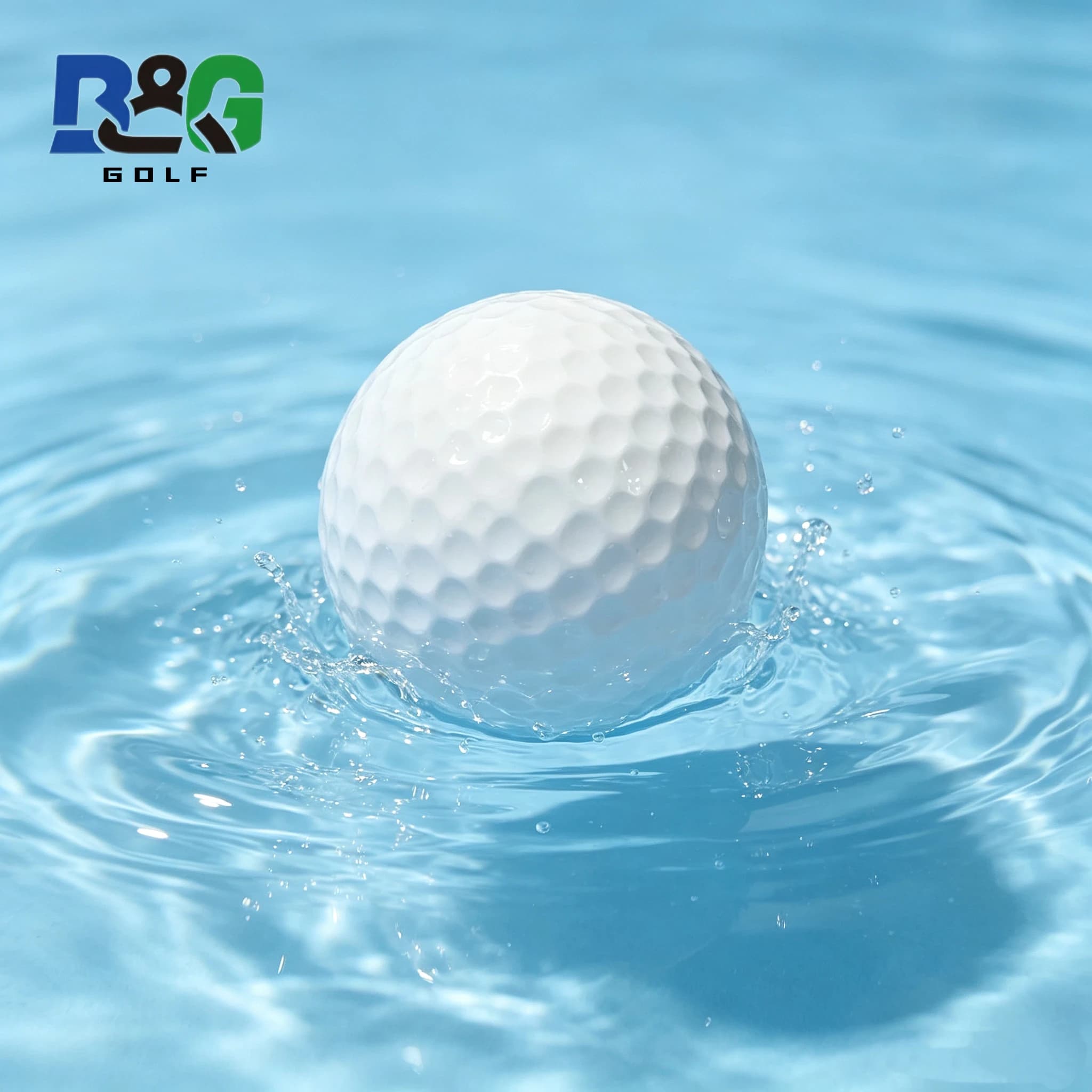 10 PCS 2‑Piece Floating Golf Balls,Dupont Surlyn 392 Dimples Water‑resistant Training Balls