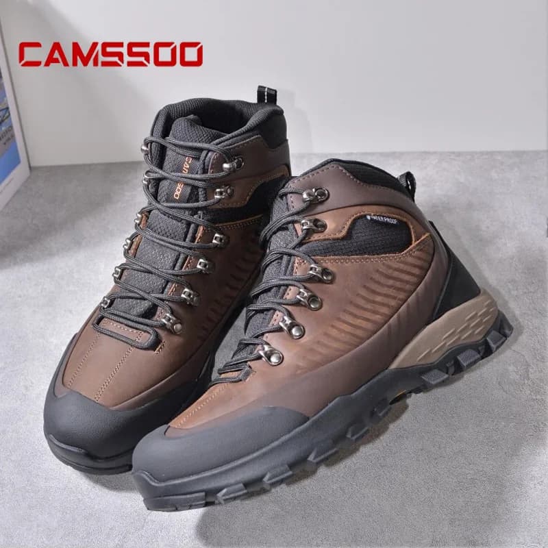 CAMSSOO scarpe da trekking uomo scarpe sportive traspiranti all'aperto scarpe da trekking leggere alla caviglia mesh Casual walking Running Sneakers