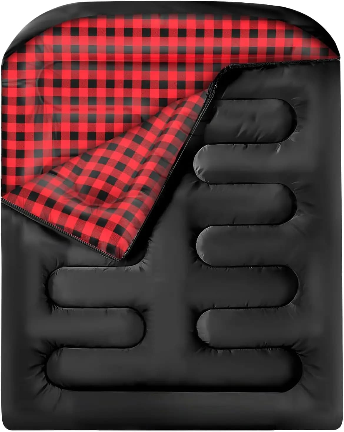 Queen Size Pelo Double Bag for 2 Adults, Waterproof for All Seasons, Lightweight for Camping, Hiking and Backpacking
