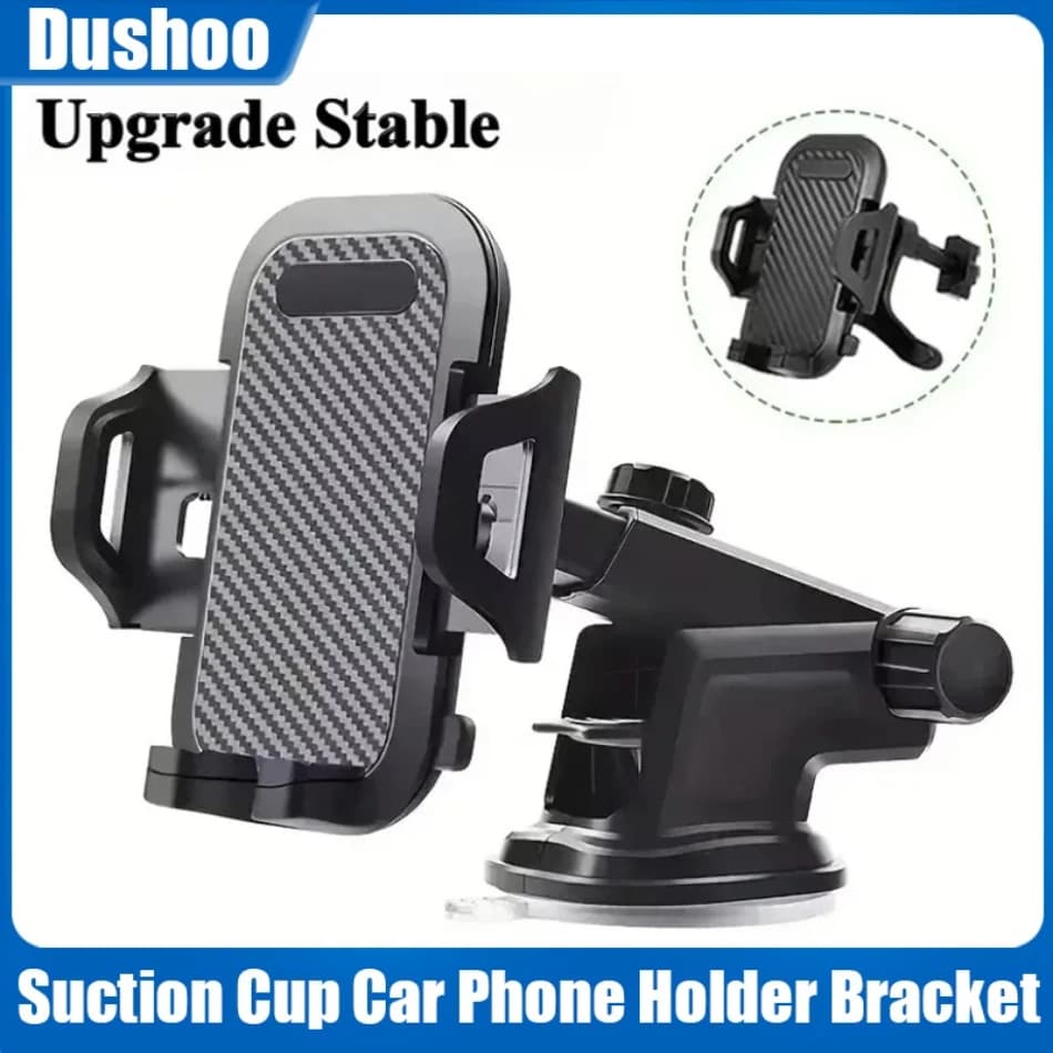 360 ° Supporto per telefono per parabrezza per auto, cruscotto per auto, staffa di supporto per cellulare, ventosa universale per iPhone 16 15 14 Samsung Xiaomi