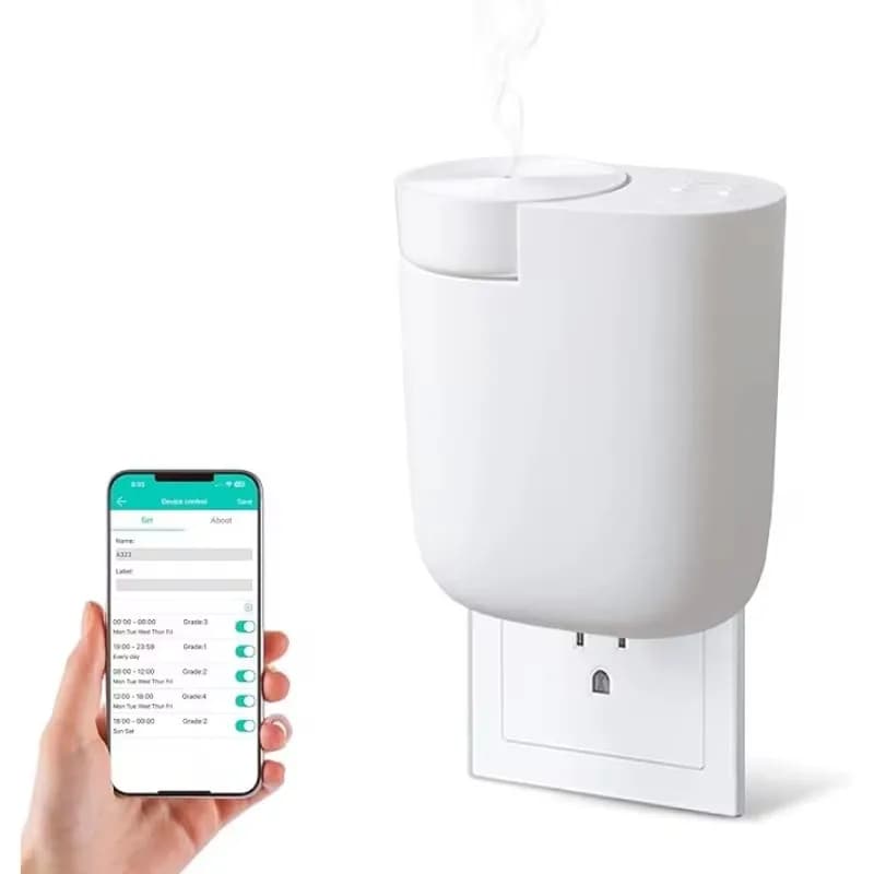Diffusore di aromi professionale senza acqua plug-in Diffusore di fragranze per ambienti Bluetooth Odore elettrico per diffusore aromatico di hotel domestici