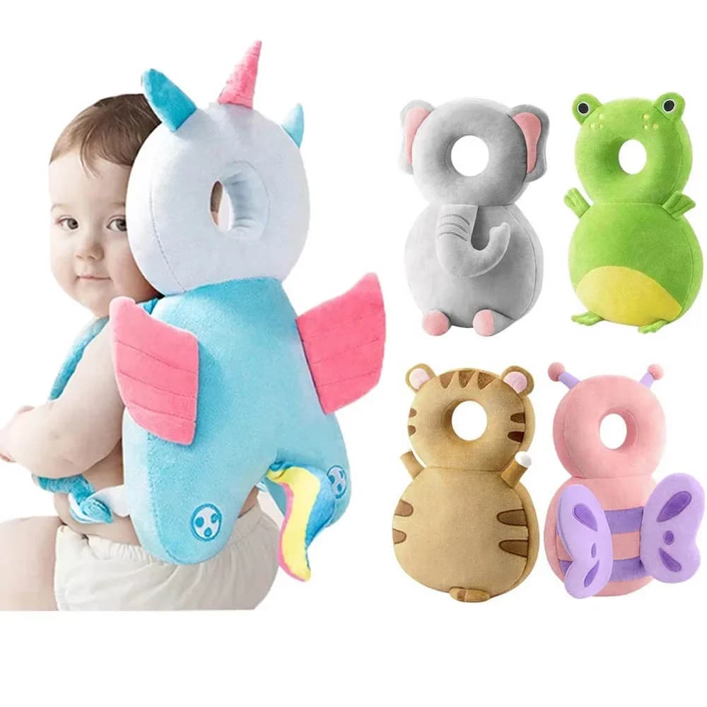 Backpack Toddler Protection Pad Newborn Headrest Security Pillows Baby Head Fall Cushion Cartoon Soft Pillows Backpack