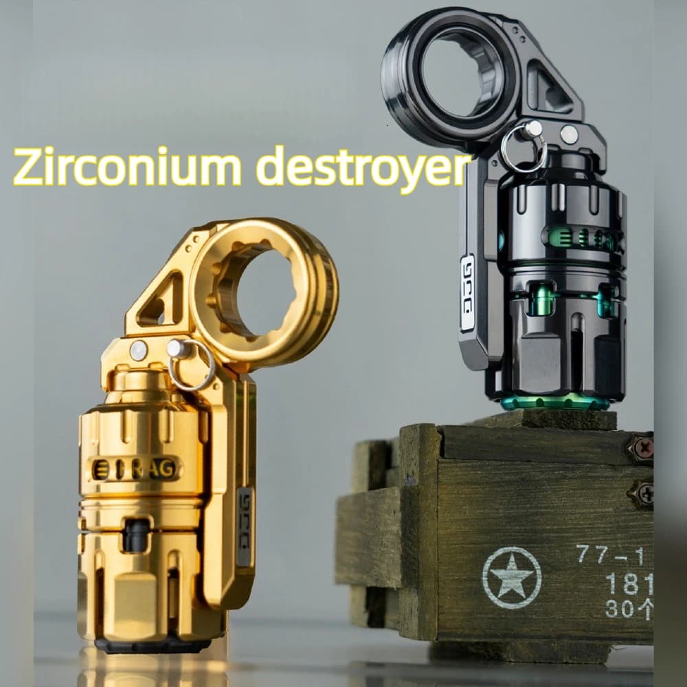 DJG EDC Nuovo Fidget Spinner a Forcella di Campana Destroyer con Nuovo Materiale, Giocattolo Meccanico in Metallo Antistress da Dito