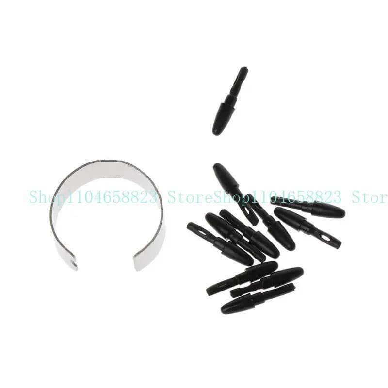 Pennini per penna grafica passiva per pennino per tablet XP-Pen H640P VEIKK A30 A50, confezione da 10 Nero