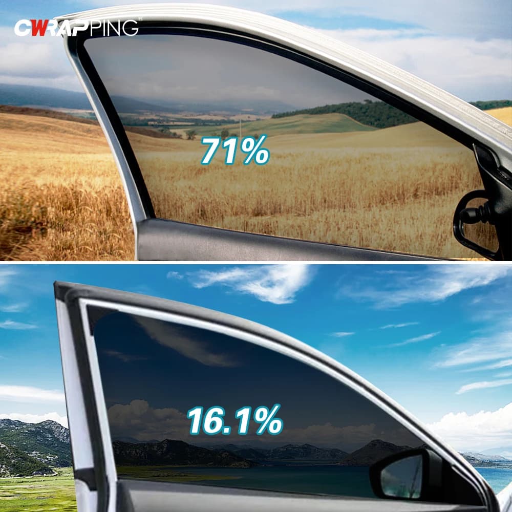 Removable Glass Window Film Car Sunshade Film Home Decorative Window Glass Films Summer Sunscreen UV Films Protection Stickers
