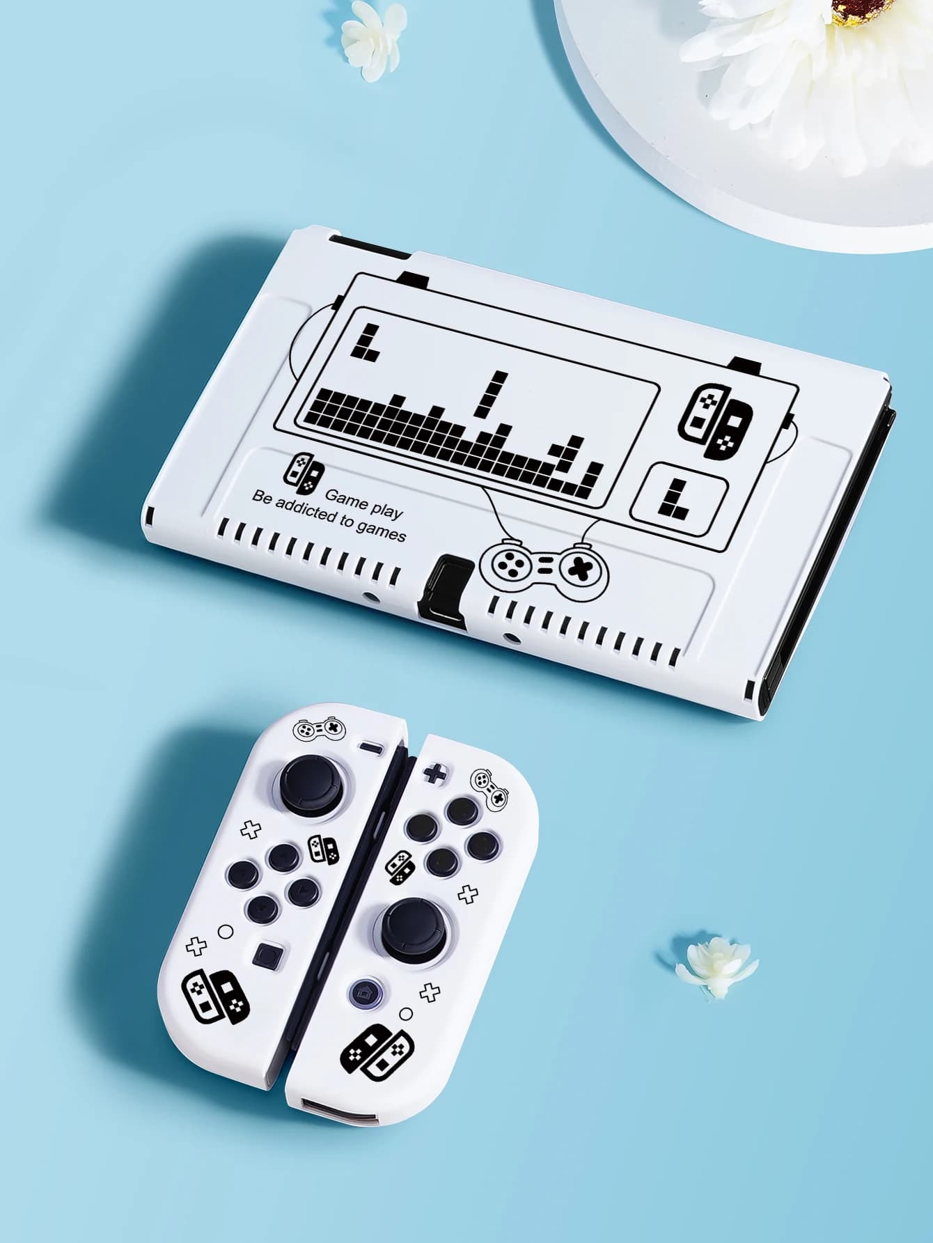 Custodia per macchina da gioco per Nintendo Switch OLED, accessori per giochi NS, guscio separabile portatile per NS Joycon, copertura per interruttore