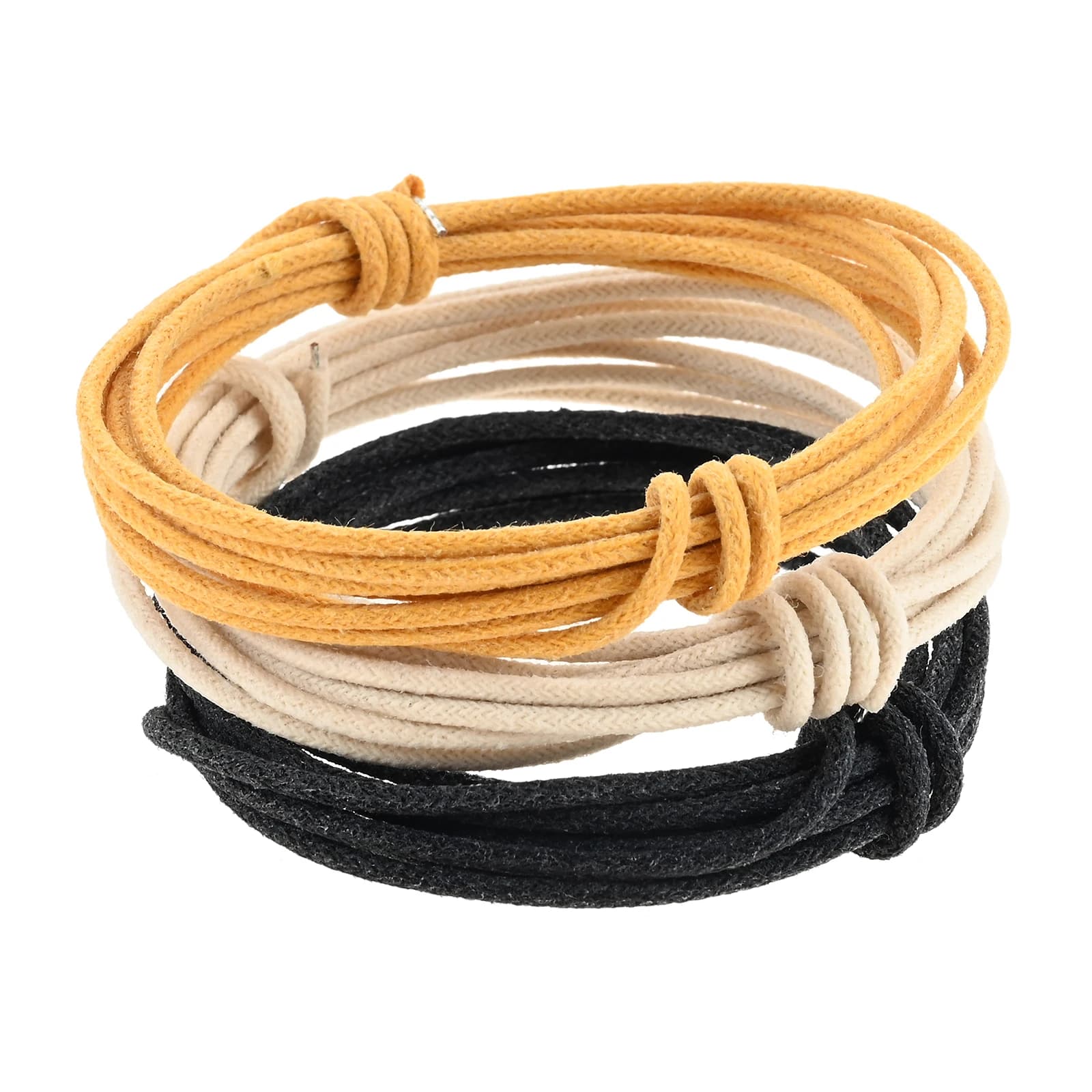 Filo per chitarra pushback vintage cerato rivestito in tessuto da 3 pezzi Filo pushback da 15 piedi per kit chitarra elettrica Fili bianchi neri gialli