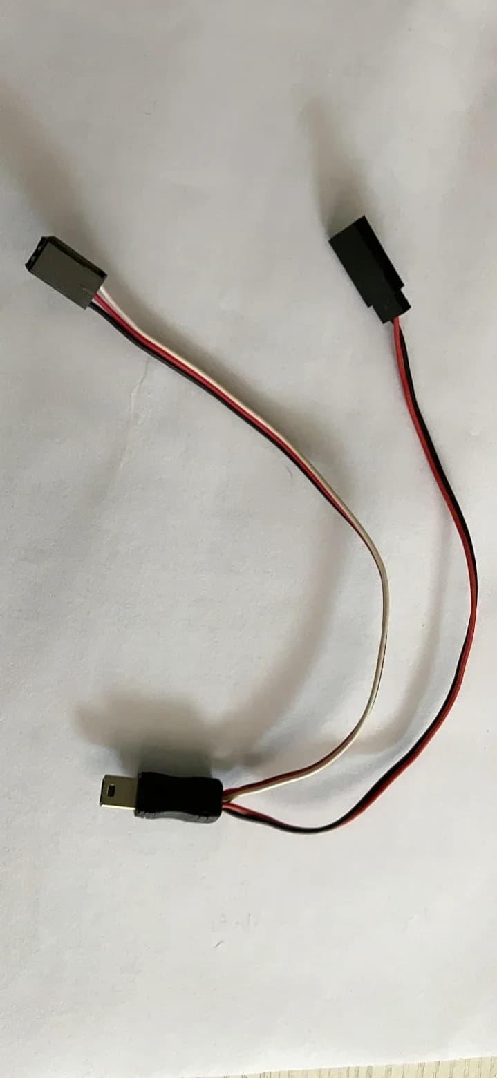 FPV AV Mini USB Out Cable power supply (JR Futaba servo)wire adapter for GoPro Hero runcam 2 Sport camera RC car gimbal VTX