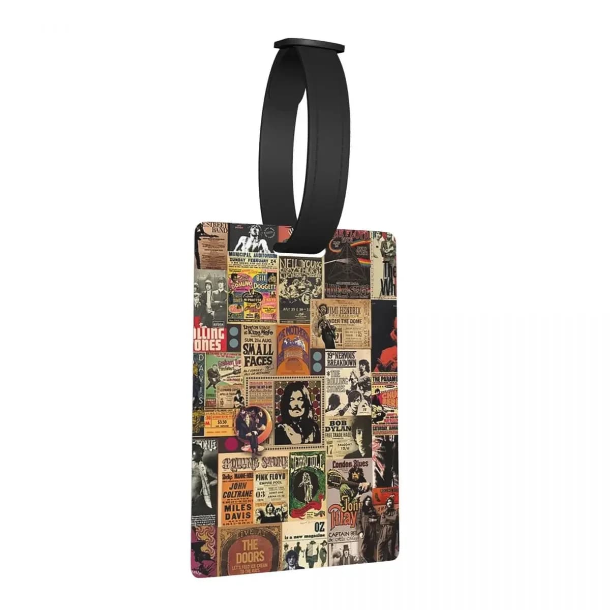 Rock N' Roll Stories Etichette per bagagli Accessori per valigie Viaggi Carino Bagagli Etichetta d'imbarco Porta etichette ID Nome Indirizzo
