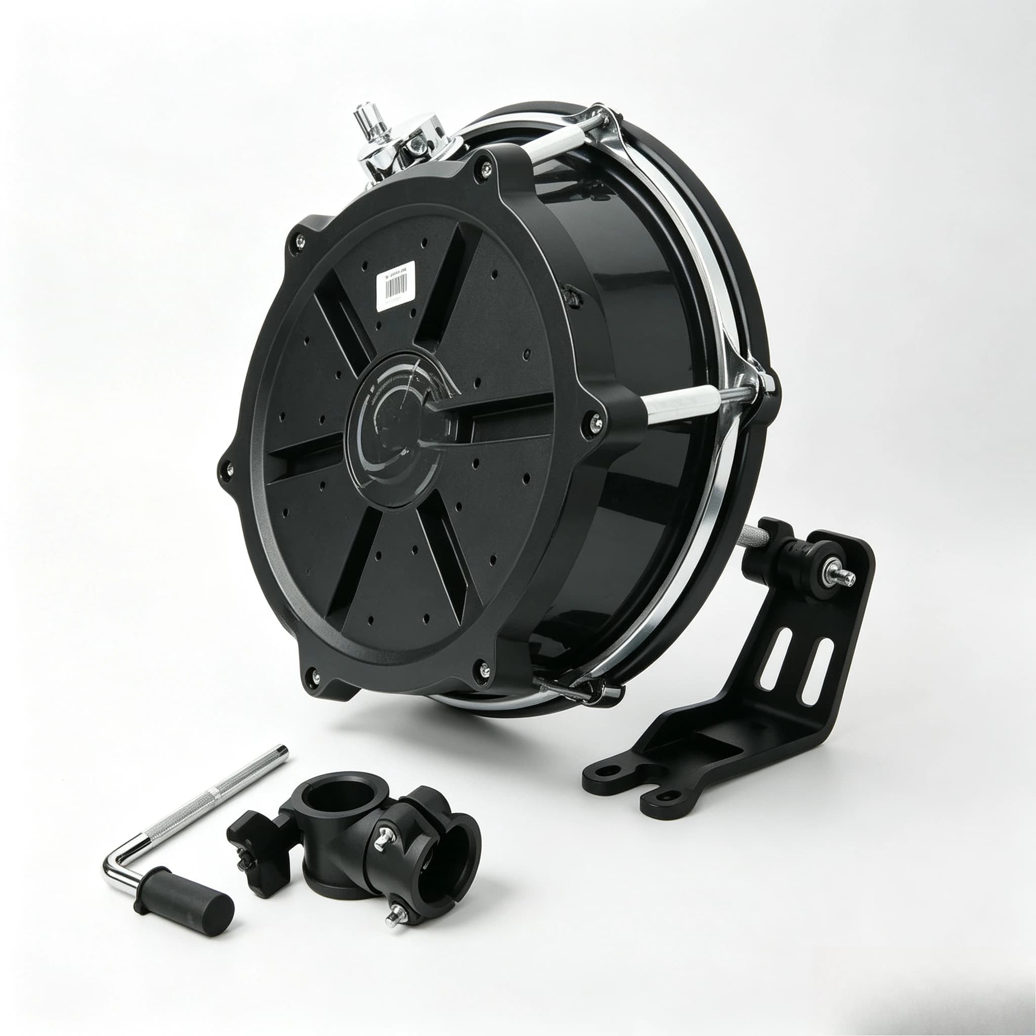 For Pad 10 Dual Zone Mesh Electronic Drum Set with Tom Holder and Clamp Accessories