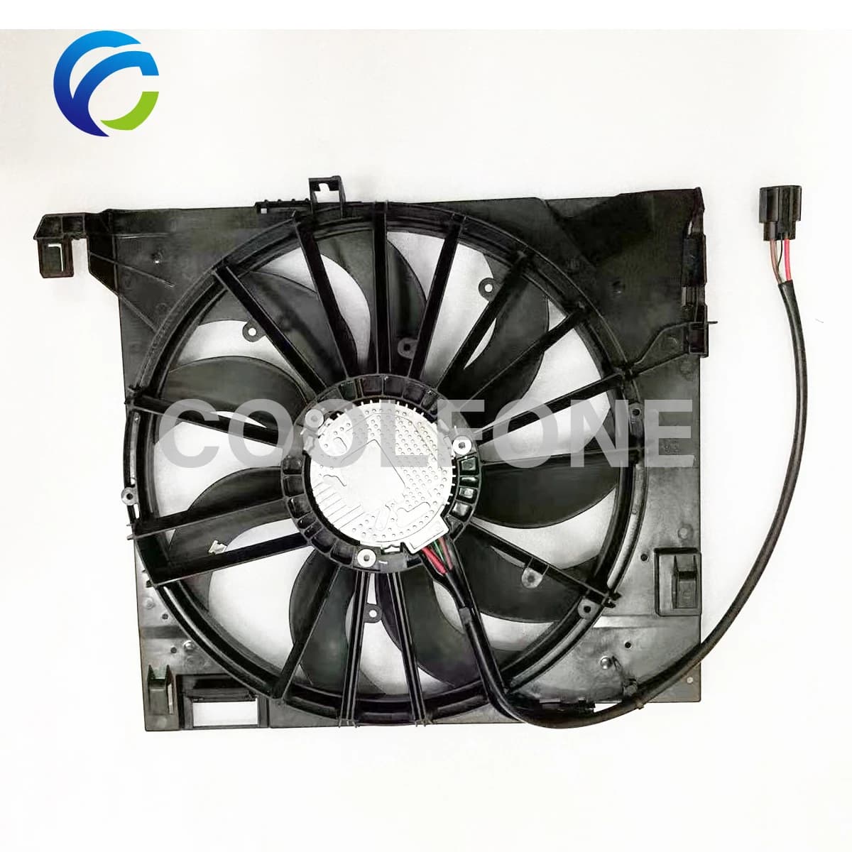 Ventola del radiatore di raffreddamento elettrico con motore per JAGUAR XF X250 XJ XKR C2D24144 C2P17030 C2D38737 C2P17120 C2P25886 9W83-8C607-BG