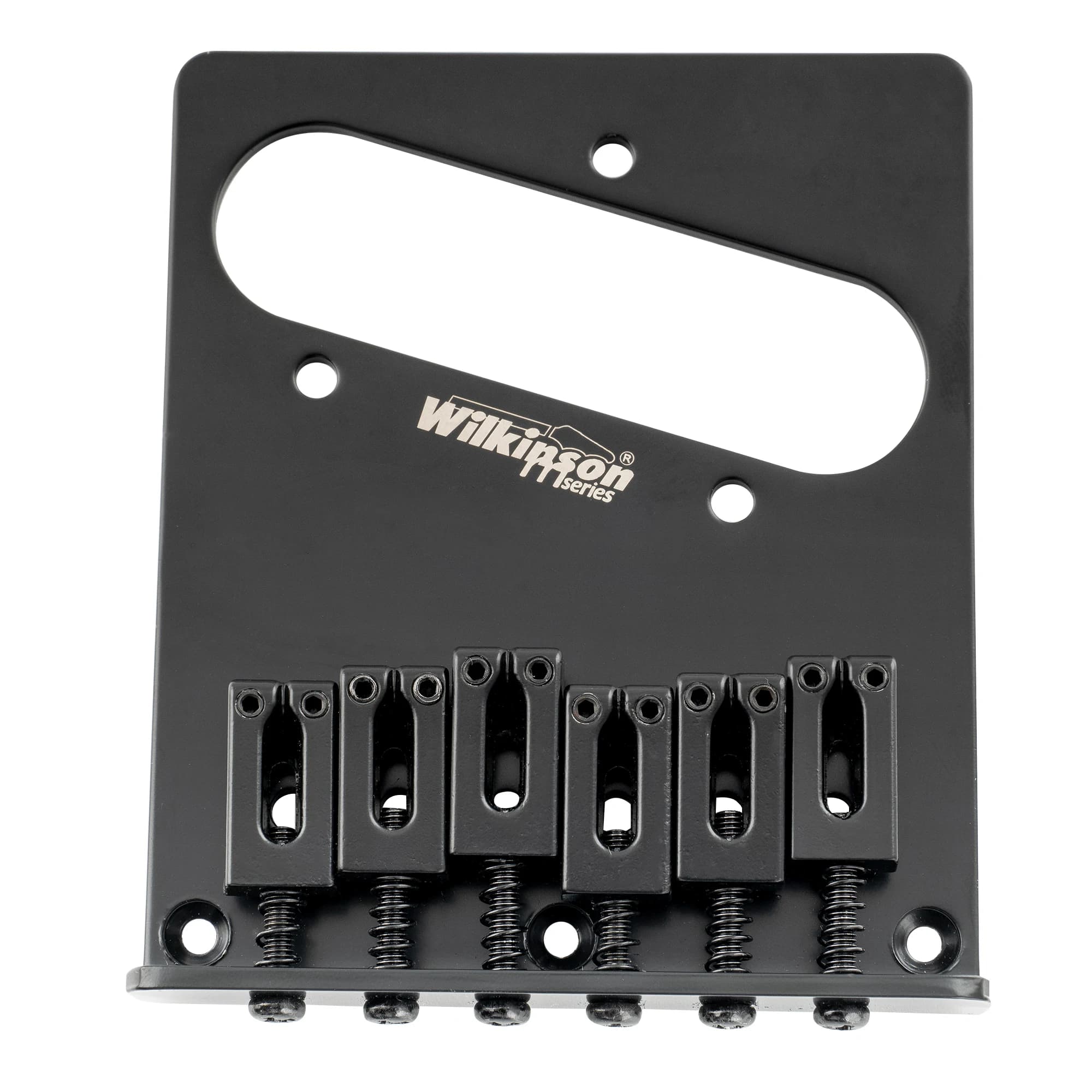 Ponte per chitarra Wilkinson serie M da 52,5 mm (2-1/16 pollici) con 6 selle in stile moderno per chitarra elettrica stile Tele