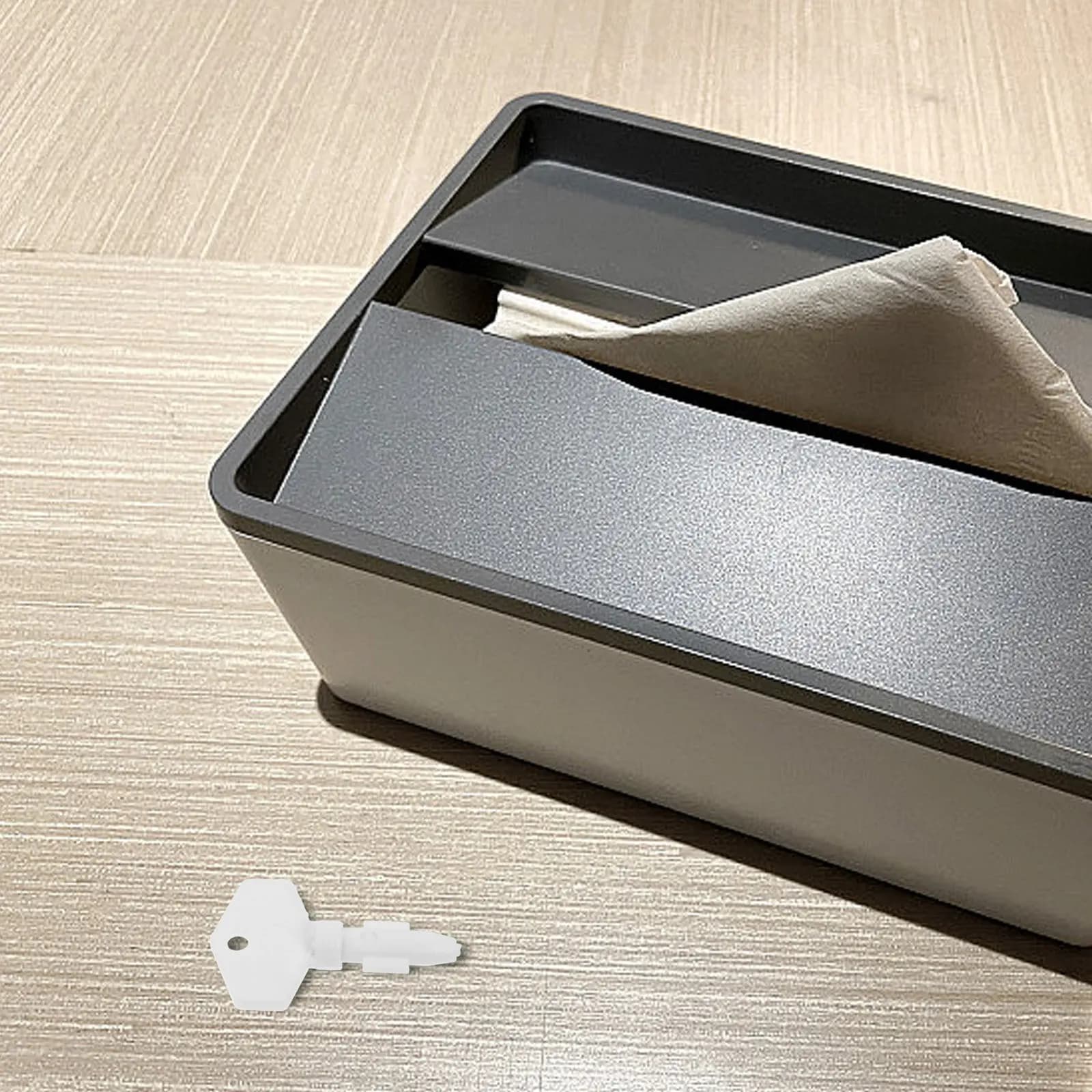 Portarotolo di carta igienica con chiave di sicurezza, pratico dispenser di fazzoletti, chiave di ricambio per dispenser di carta igienica commerciale