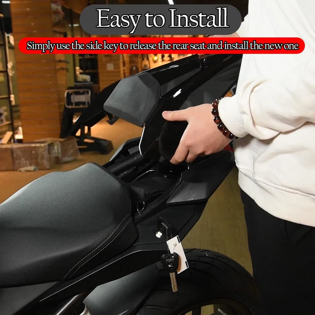 Motorcycle For Honda CB650R CBR650R 2019-2023 Rear Seat Cover Cowl Passenger Seat Cover Cowl Fairing Accessories