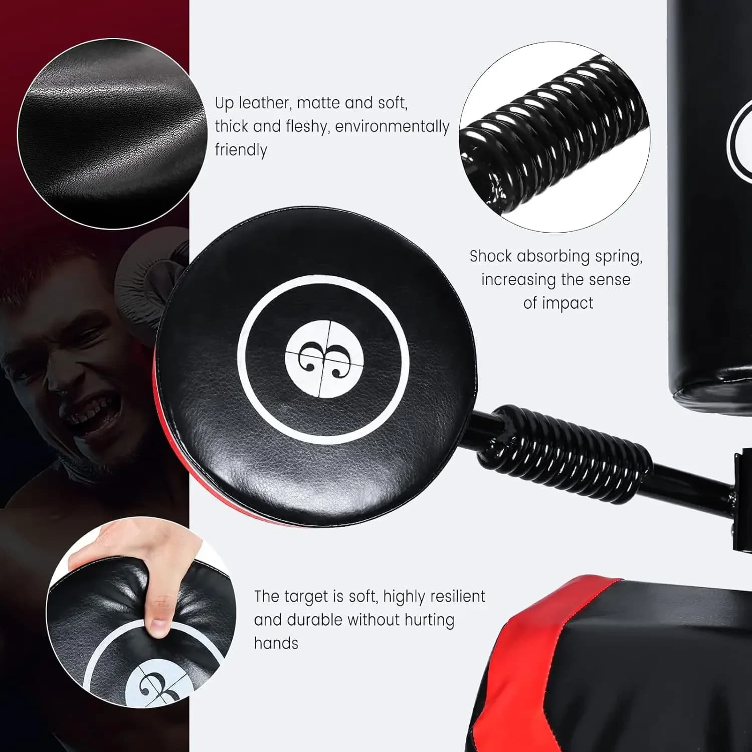 Multi-Point Sparring Speed Boxing Target Wall Heavy-Duty Punching Bags,Human Battle Target