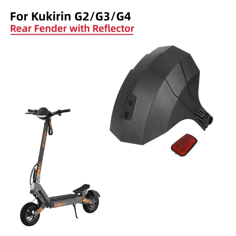 Per Kukirin G2 G3 G4 Scooter Parafango Posteriore con Riflettore Parafango Posteriore Copertura di Protezione Ruota Kukirin G2/G3/G4 Parafango Posteriore Parti