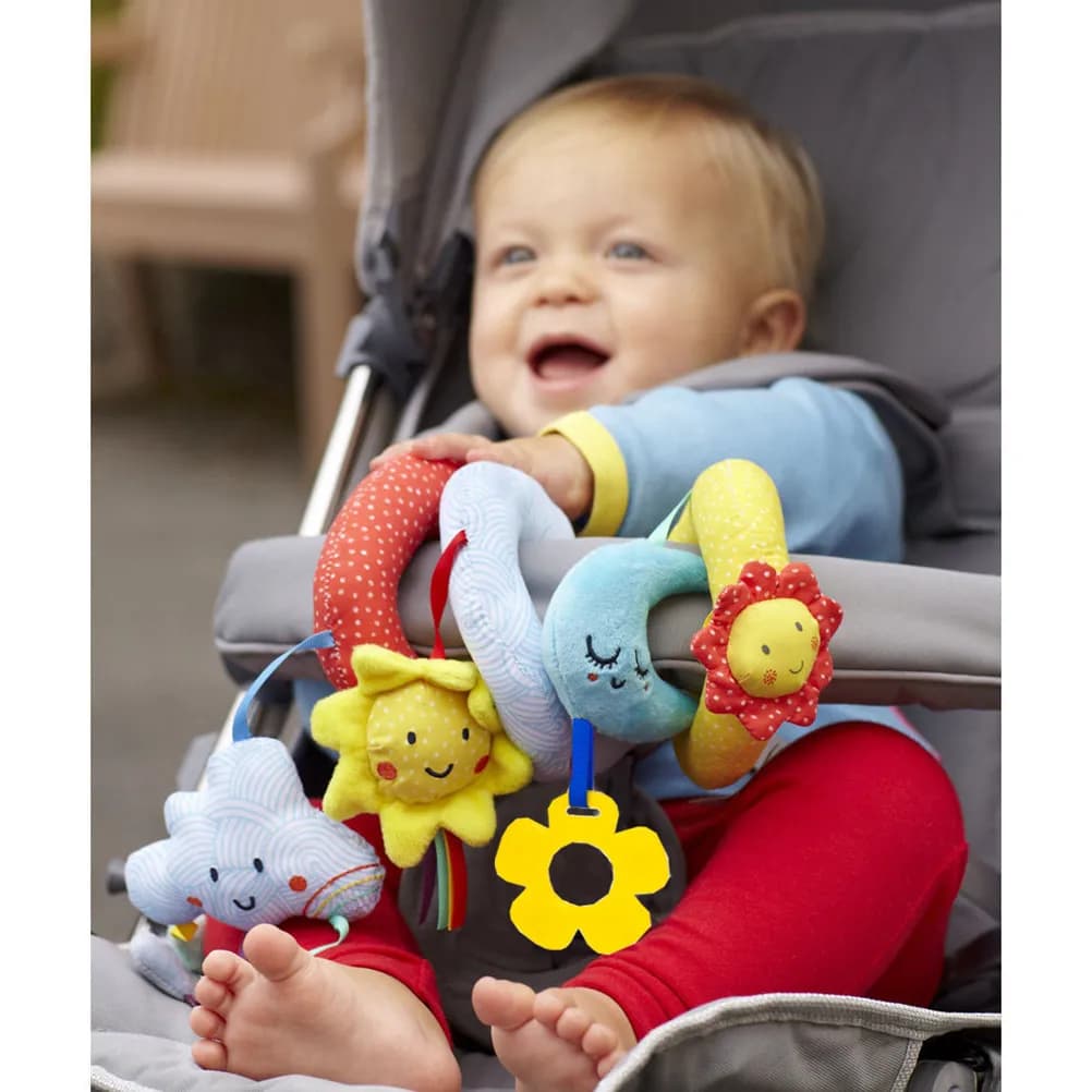 Baby Toy Stroller Toys Bedside Hanging Musical Crib Attachment Mobile Activity Car Seat Development