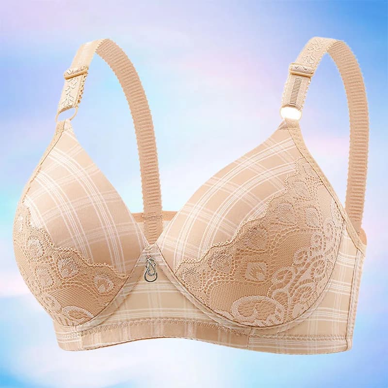 Plus-size Wireless Woman's Bras Gather Lift Prevent Underarm Girl Brassiere Fat Sagging Breathable Lady Bra Adjustable Lingerie