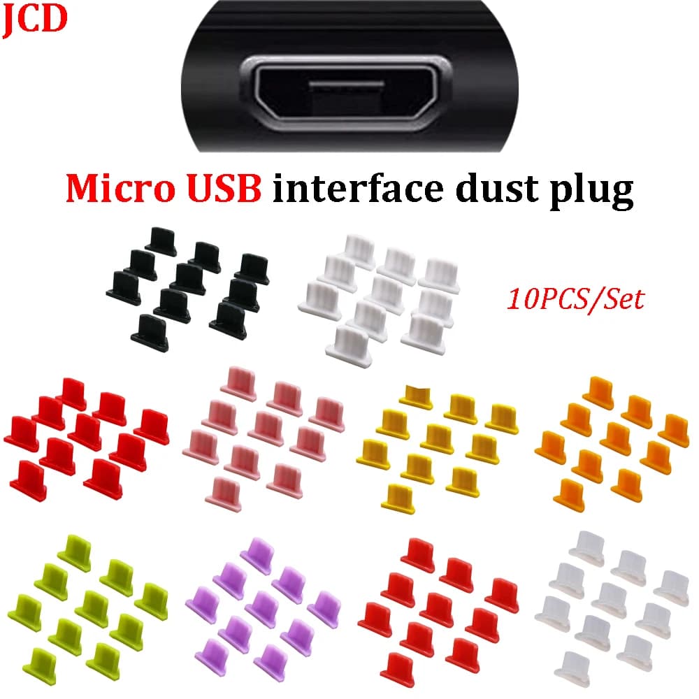 Micro USB Interface in Silicone Dust Plug Anti Dust Plug Rechargeable Dust Tool for Micro USB Plug Protection