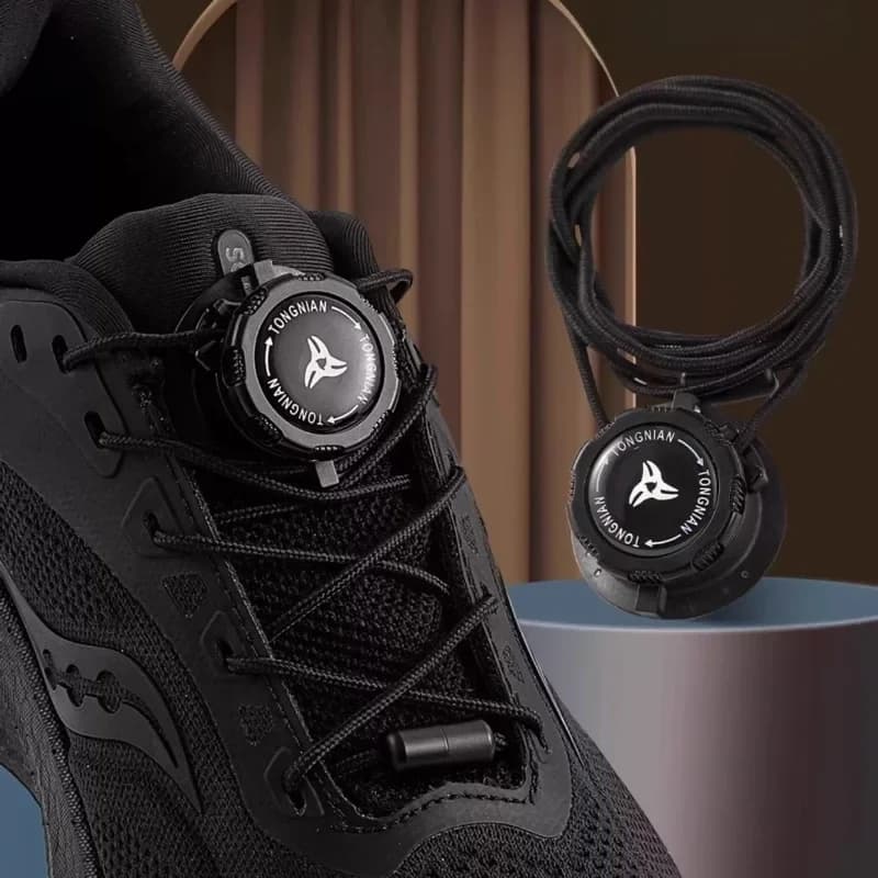 Lacci per scarpe con fibbia girevole in corda spessa Aggiornamento lacci automatici senza lacci Bambini Adulti Sneakers Lacci per scarpe Accessori per scarpe