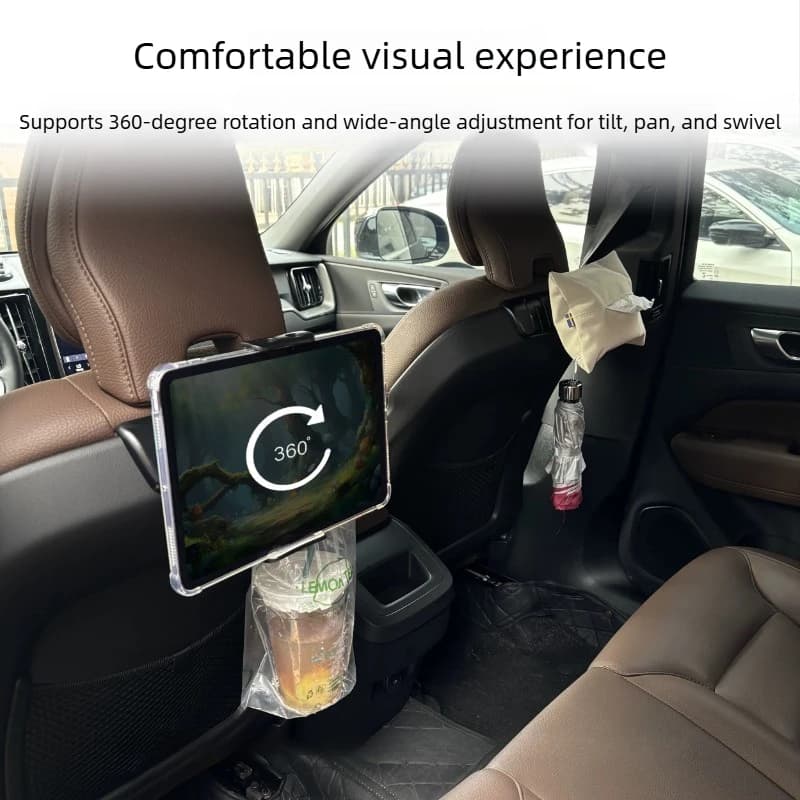 Car Rear Multimedia Mobile Phone Tablet Holder Hook Car Interior Modification Accessories Tools For Volvo XC60/XC90/S90/V60/V90