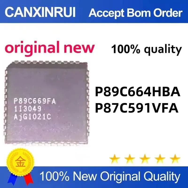 P89C664HBA P87C591VFA PLCC44 Benvenuto per informarsi circa chip microcontrollore flash a 8 bit