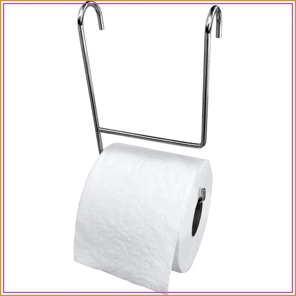 Extra Toilet Paper Roll Holder - Chrome, Fits All Sizes