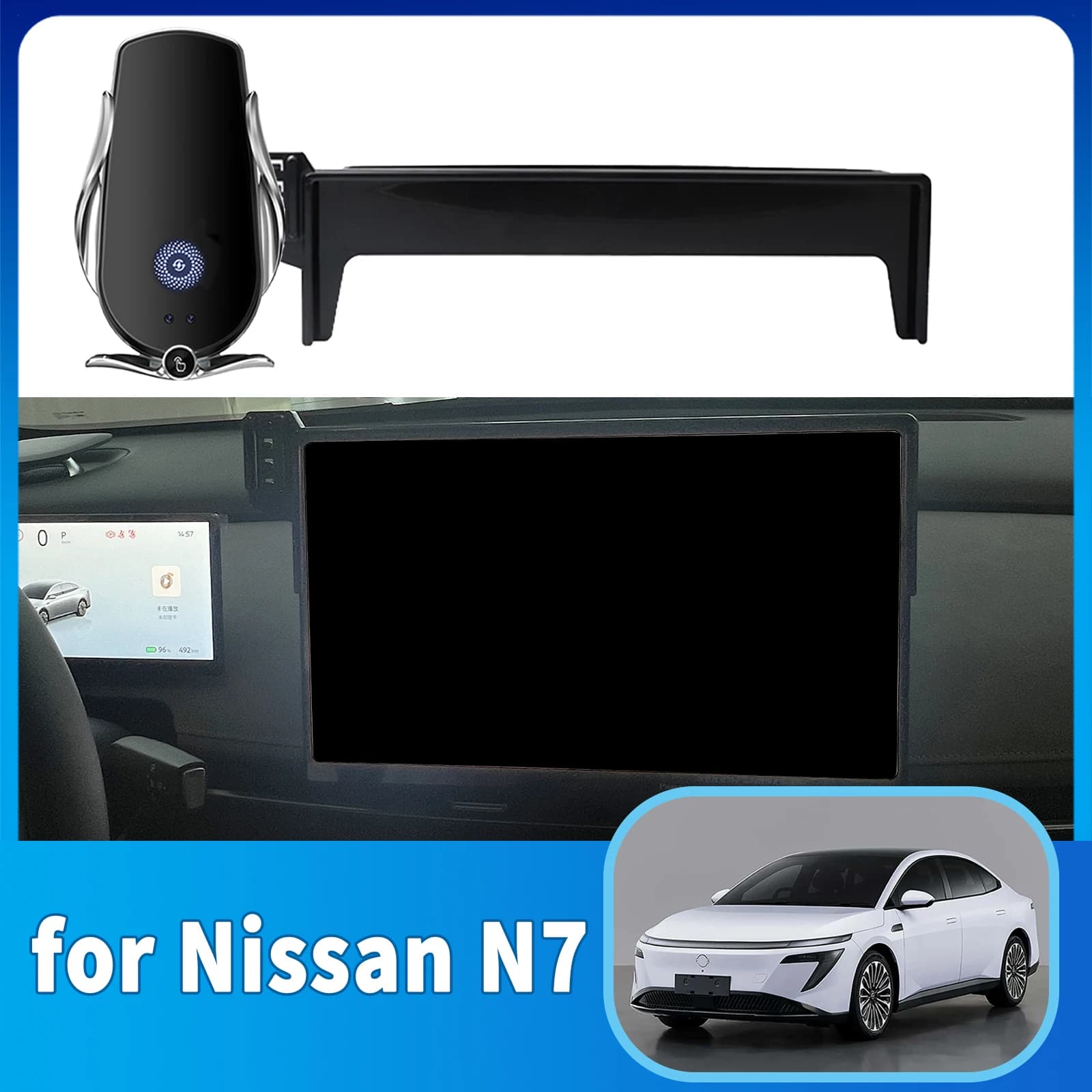 Supporto per telefono cellulare per auto per accessori Nissan N7 Supporto per telefono Staffa GPS Supporto per navigazione Auto