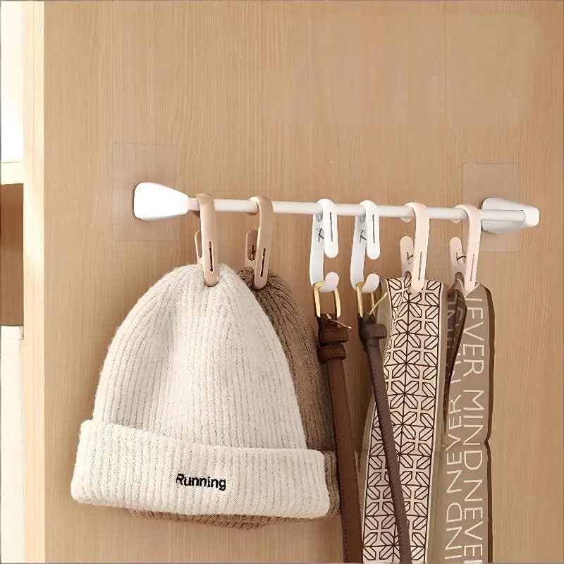 Multi-Purpose Hanging Clips Hooks Portable Plastic Clamps For Home Kitchen Bathroom Towel Curtain Storage Supplies